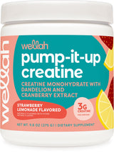 Wellah Pump-It-Up Creatine — Post-Workout Self-Care Blend with Dandelion & Cranberry for Lean Wellness Goals