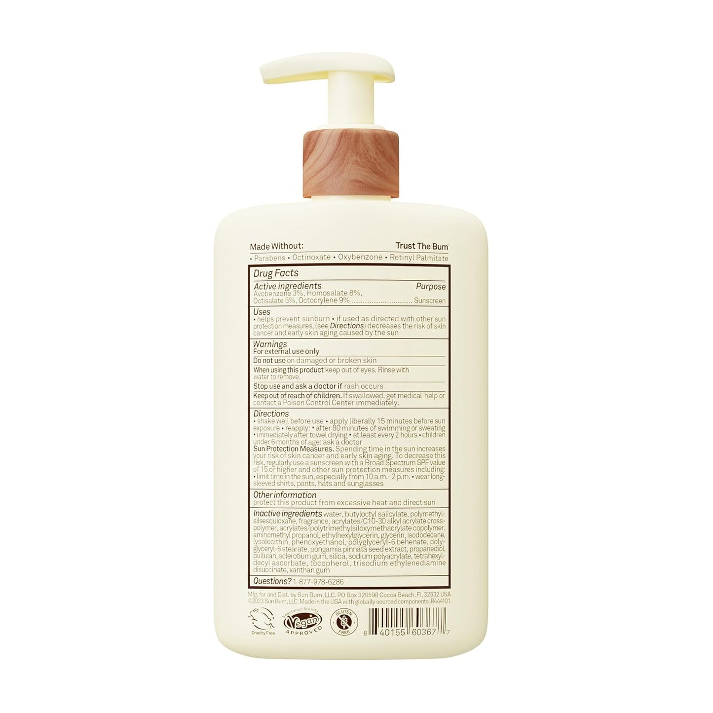 Sun Bum Daily SPF 50 Body Lotion – All-Day Sun Protection for Hiking, Beach & Outdoor Adventures