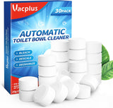 Vacplus Toilet Bowl Cleaner Tablets for Home Office Bathroom, Hands-Free Flush-Activated Cleaning That Saves Weekday Minutes