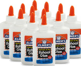 Elmer's Liquid School Glue – Non-Toxic Washable Craft Glue for Kids, Safe for Playroom and Bedroom Projects, 4 oz 12 Pack