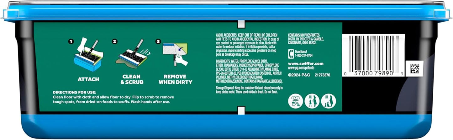 Swiffer Heavy Duty Wet Mop Cloths with Febreze – Nursery and Playroom Safe Floor Cleaning Refills, 20 Count