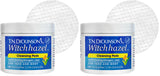 T.N. Dickinson's Witch Hazel + Aloe Pads – Mindful Evening Face Care, 60 Pre-Moistened Pads