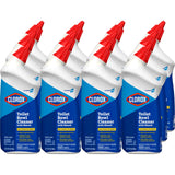 CloroxPro Clorox Manual Toilet Bowl Cleaner with Bleach – Bulk 12-Pack Toilet Bowl Cleaner for Custodial Closets and Janitorial Crews, Fresh Scent 24 oz