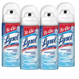 Lysol To Go Disinfectant Spray – Germ-Killing Travel Shield for Airplane Tray Tables and Seatbelt Buckles