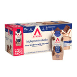 Atkins Milk Chocolate Delight Protein Shake – Quick Office Desk Breakfast for Busy Professional Productivity, 15g Protein