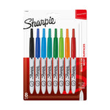Sharpie Retractable Permanent Markers Ultra Fine Point 8 Count – AP Non-Toxic Marker Set for Classroom and Family Art Time