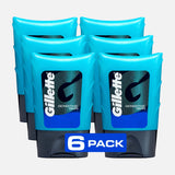 Gillette After Shave Gel for Men – Post-Shave Recovery for Sensitive Skin, Cooling Soothing Daily Ritual, Pack of 6