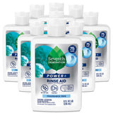 Seventh Generation Power+ Fragrance Free Dishwasher Rinse Aid VOC Free Safe Formula for Family Kitchens