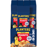 PLANTERS Salted Peanuts 2.5 oz Soft Packs 15-Pack – Pre and Post-Workout Protein Snack for Active Routines