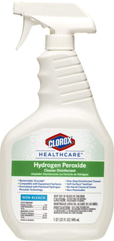 Clorox Healthcare Hydrogen Peroxide Cleaner Disinfectant – Gentle Bleach-Free Sanitizer for Resident Rooms, Dining Areas, and Therapy Spaces