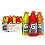 Gatorade Electrolyte Sports Drink for Kids' Soccer and Baseball Tournaments, 20 oz 12-Pack Frost Variety