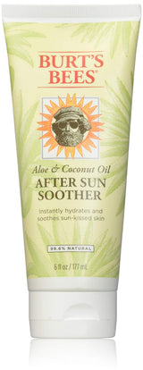 Burt's Bees After Sun Lotion with Aloe Vera & Coconut Oil - Travel-Sized Sunburn Relief for Hiking and Camping Trips