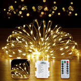 Minetom Fairy Lights – Simple Warm White String Lighting for Minimalist Bedroom and Clean Home Aesthetic