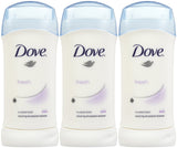 Dove Invisible Solid Deodorant Fresh – 24-Hour Sweat-Proof Stick for Outdoor Runs, Patio Brunch, and Weekend Errands