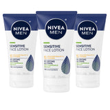 NIVEA MEN Sensitive Face Lotion with SPF 15 – Everyday Sun Defense for the Golf Course and Patio