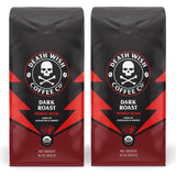 Death Wish Coffee Organic Dark Roast — Mindful Morning Ritual Coffee for a Calm Kitchen Counter, 16 oz