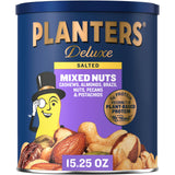 PLANTERS Kosher Mixed Nuts Snack Tin – Allergen-Conscious Family Pantry Staple for Lunchboxes and Backpacks