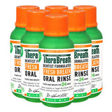 TheraBreath Fresh Breath Mouthwash – Calming 12-Hour Odor Neutralizer for Mindful Morning Routine, Mild Mint 3 Fl Oz (Pack of 6)