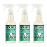 Mrs. Meyer's Basil & Eucalyptus Multi-Surface Cleaner – Aromatherapy Scent for Meditation Spaces