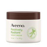 Aveeno Positively Radiant Face & Neck Night Cream – Calming Bedtime Skincare Routine for Radiant Mornings