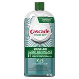 Cascade Dishwasher Rinse Aid for Bar Cart Styling, Crystal-Clear Stemware Every Cycle
