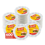 Glad Heavy Duty Paper Plates – Kid-Friendly 10 Inch Disposable Plates for Birthday Parties and Family Dinners, 100 Count