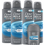 Dove Men+Care Dry Spray Antiperspirant – Clean Comfort 3.8 oz, Pre-Workout Sweat Protection for Runners and Gym Sessions