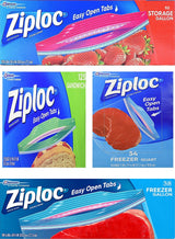 Ziploc Sandwich and Snack Bags – Kid Safe Lunch Packing Supplies for School Backpack and Cafeteria Tray