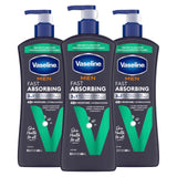 Vaseline Men's Healing Moisture Lotion – Post-Hike and Job Site Skin Recovery for Wind-Burned Hands, 48-Hour Outdoor Hydration
