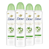 Dove Advanced Care Antiperspirant Deodorant Dry Spray Cool Essentials – Premium Ceramide-Infused Underarm Treatment, 15.2 oz Jumbo Value Can