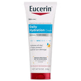 Eucerin Daily Hydration Body Cream SPF 30 – Portable Sunscreen Moisturizer for Walks and Errands, 8 Oz