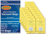 Envirocare 15-Pack Replacement Vacuum Bags for Kenmore and Panasonic Canisters – Healthier Indoor Air for Nurseries and Allergy-Prone Homes
