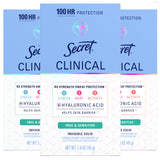 Secret Clinical Strength Antiperspirant – 100-Hour Sweat Protection for Focused Work Days and High-Stress Commutes