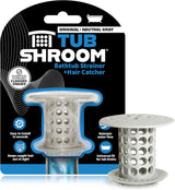 TubShroom Chemical-Free Tub Drain Hair Catcher Safe for Kids and Pets, Non-Toxic Silicone Strainer for Family Bathrooms