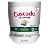 Cascade Platinum Dishwasher Pods Housewarming Gift, Fresh Scent Bulk 62-Count Bundle