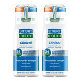 SmartMouth DDS Clinical Mouthwash - Non-Alcoholic Activated Zinc Rinse Gentle Enough for Post-Dental Recovery, 16 fl oz (3 Pack)