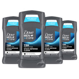 Dove Men+Care Stain Defense Deodorant 4-Count – Long Workday Dress Shirt Protection, No Yellow Stains or White Marks