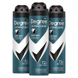 Degree Men MotionSense Dry Spray Antiperspirant 3.8 oz (Pack of 3) – A Calming 72-Hour Freshness Ritual for Morning Confidence