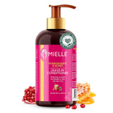 Mielle Organics Pomegranate & Honey Leave-In Conditioner – Plant-Based Moisture Treatment for Curly, Coily, and Thick Hair Wellness