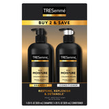 TRESemmé Rich Moisture Shampoo and Conditioner Set – Thoughtful Birthday Gift for Women with Dry Hair, 2 Count 28 oz