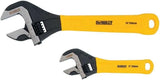DEWALT Adjustable Wrench 2-Pack – Armor-Coated Non-Slip Tool to Reduce Hand Injuries