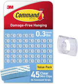 Command Mini Light Clips Housewarming Gift for New Homeowners, Damage-Free Decorating Set