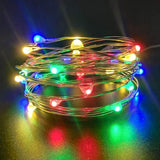 Lumicharm LED String Lights 2-Pack – Minimalist Bedroom Decor, Slim Silver Wire Battery Fairy Lights for Clean Modern Spaces