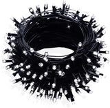 FULLBELL Black Fairy Lights 33ft 100 LED – Canopy Bed & Dorm Room Ambient Lighting, Plug-In & Timer for Cozy Home Aesthetic