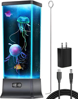 CALOVER Faux Jellyfish Tank – Child-Friendly Nursery Decor, Waterproof and Whisper-Quiet Aquarium Light