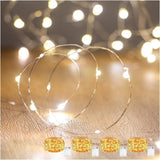 GIGALUMI Starry String Lights – 32.8Ft Ambient Lighting for Apartment Living Room, Battery Operated Copper Wire