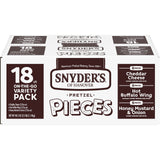 Snyder's of Hanover Office Pretzel Variety – Break Room Pantry Snack Pack, 36 Single-Serve Bags