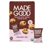 MadeGood Mini Cookies – Allergy-Safe Classroom Snack Packs for Kids, Chocolate Chip, 30 Count