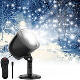 Lumora Falling Snow Lamp – Aesthetic Indoor Christmas Decor for Bedroom Ceilings & Moody Ambiance