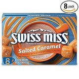 Swiss Miss Salted Caramel Halloween Hot Cocoa – Indulgent Gourmet Cocoa with Real Cocoa and Sea Salt Caramel, 8 Envelopes